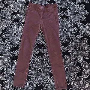 Hollister maroon jeans